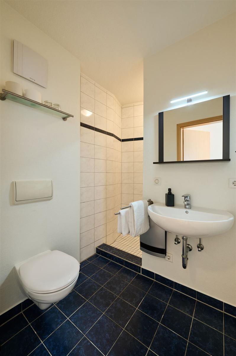 Ansicht Bad im Standard Doppelzimmer